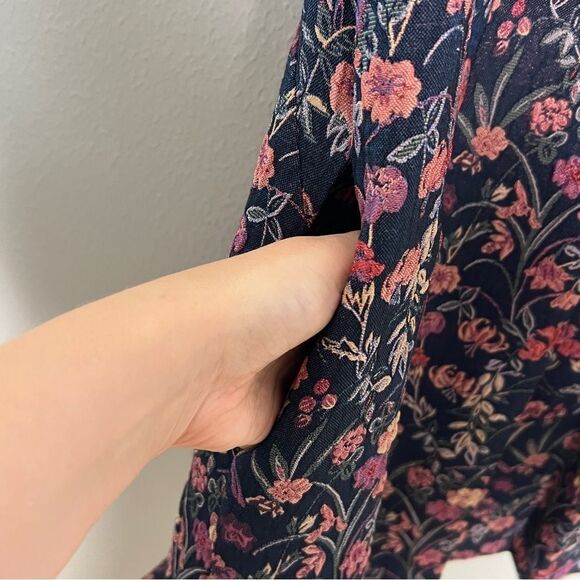 Free People Brocade floral a-line dress Size Small - Picture 4 of 8